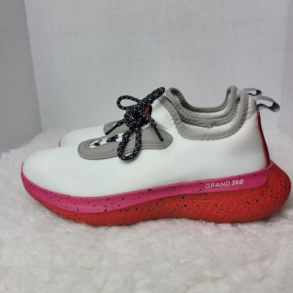 Cole Haan Sneaker Women's Size 8 ZeroGrand Change Space Sneaker White/Pink - Picture 2 of 13